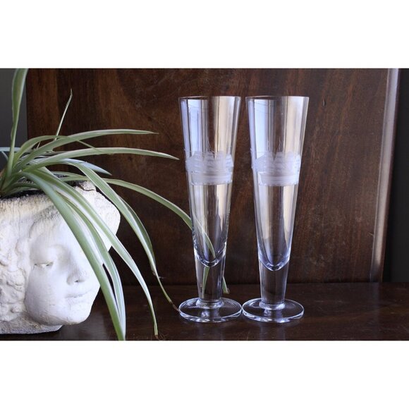 Toscany nautical ship glasses, antique sailing boat beer glasses, vintage - Picture 4 of 9